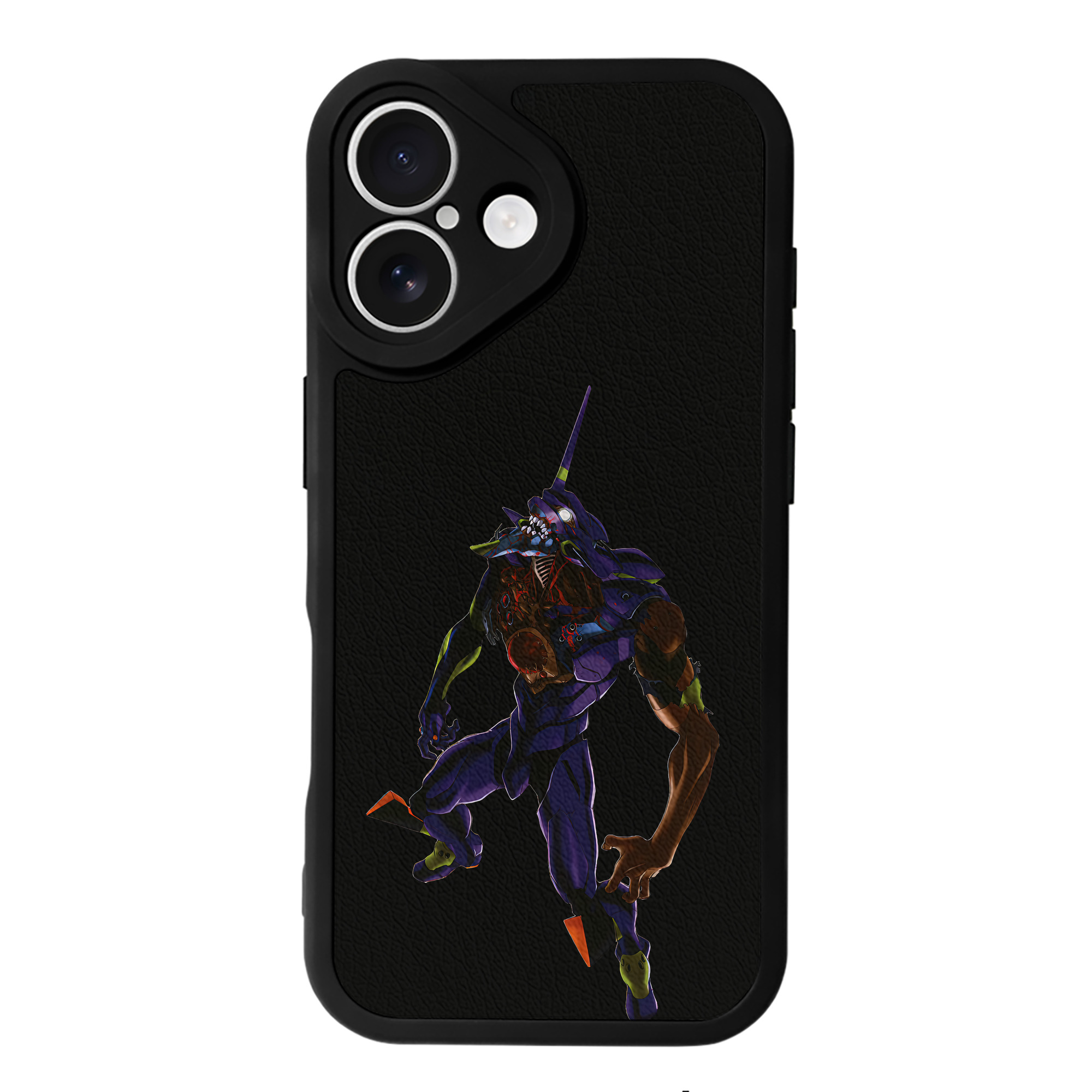 （画像用） EVA 新世紀エヴァンゲリオン 【iPhone 16シリーズ対応】シリコンスマホケース（レザー調） 材質：シリコン
